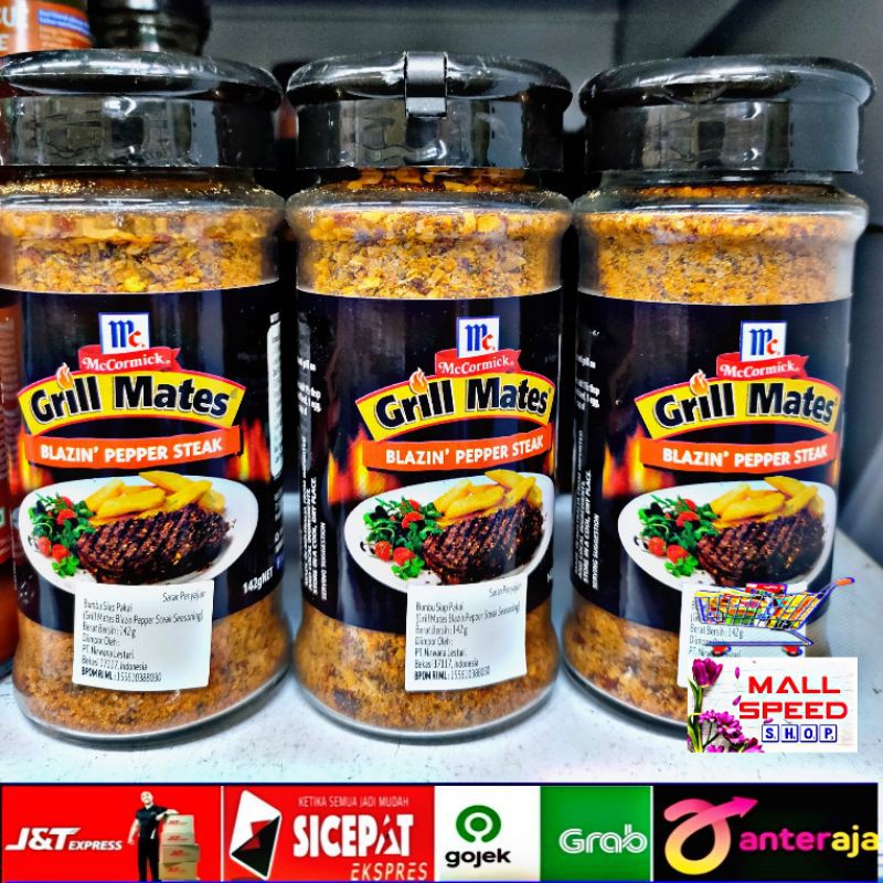 

grill mates blazin pepper steak bbq 142G