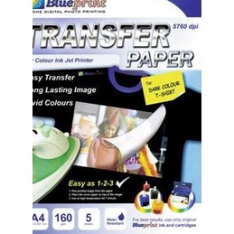 

☺ Kertas Transfer Paper Blueprint A4 - Kaos Hitam ✪