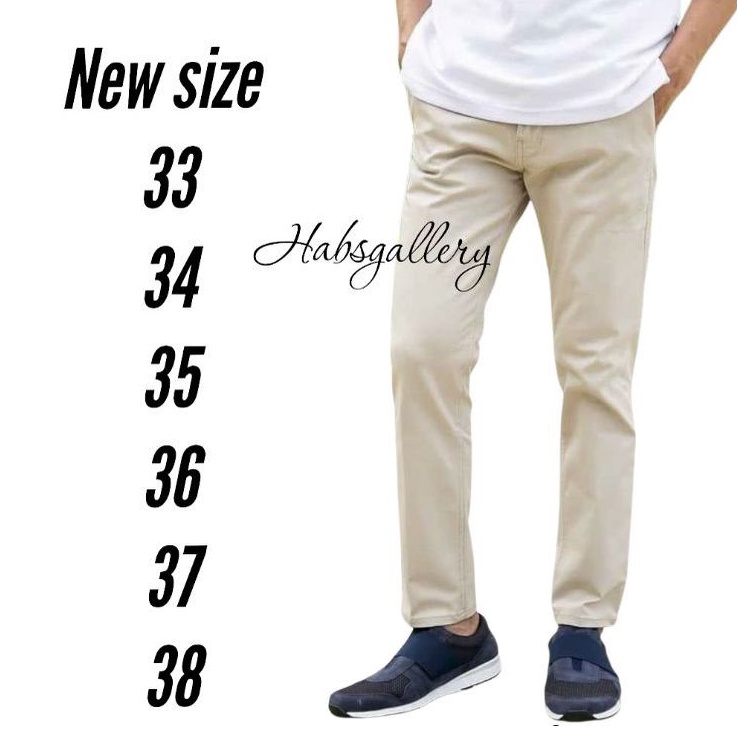 Celana Chino Panjang Pria Bahan Premium Tebal Siz 27-38 Celana Kerja Kantor Hangout