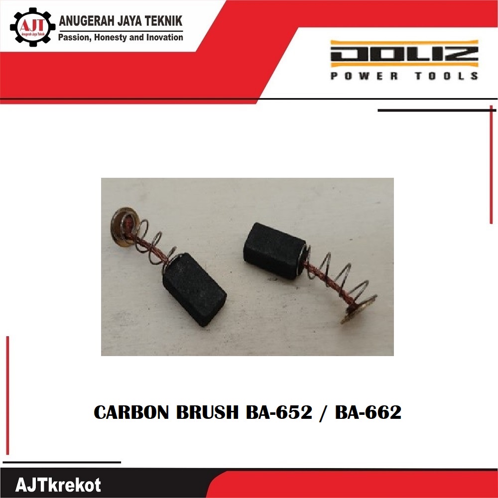 Carbon Brush Doliz BA295 - BA280 - BA670 - BA255 - BA652 - BA662 - BA330 - BA730