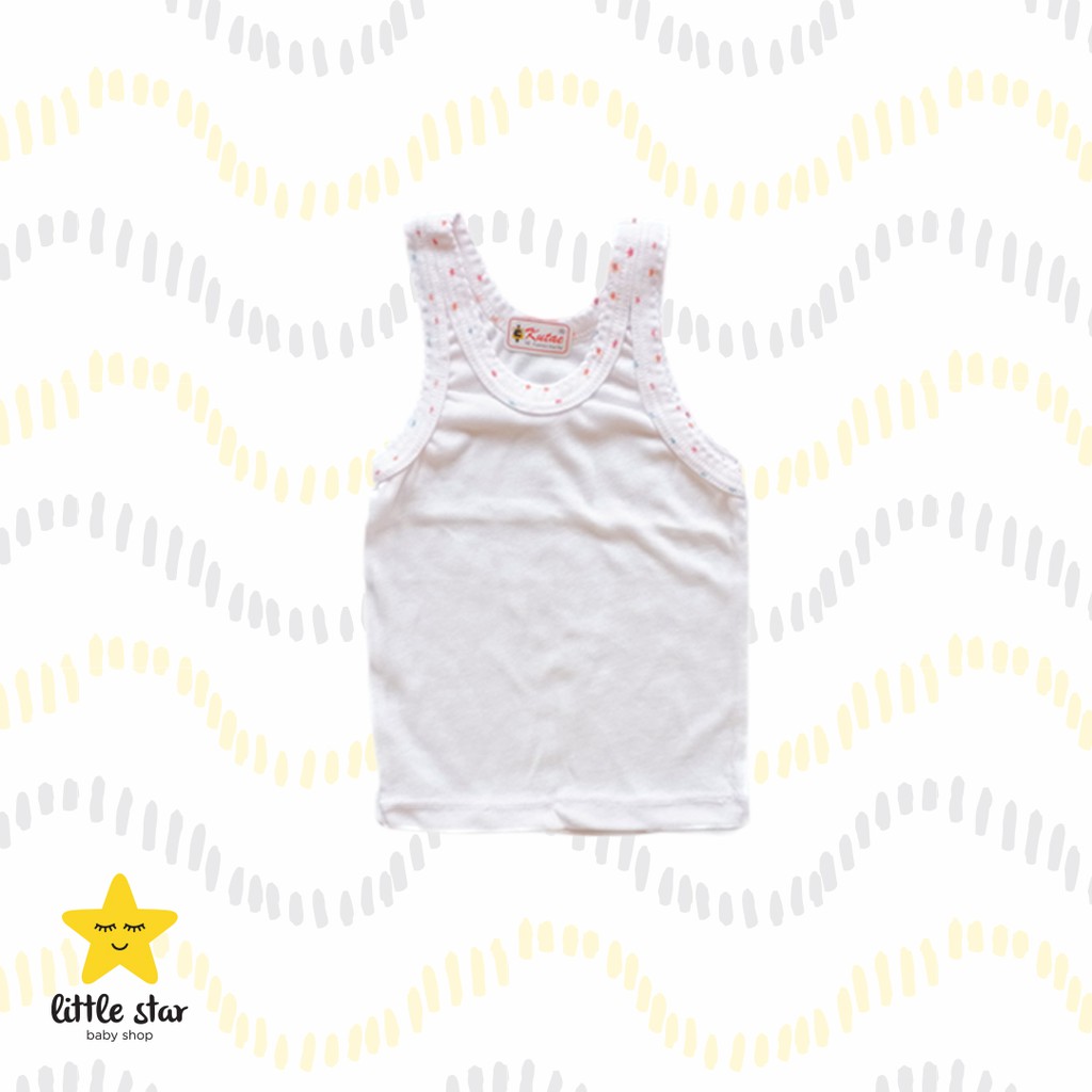 ISI 3 PCS - Kutae Singlet Anak | Kaos Dalam Bayi Cewek Cowok Newborn