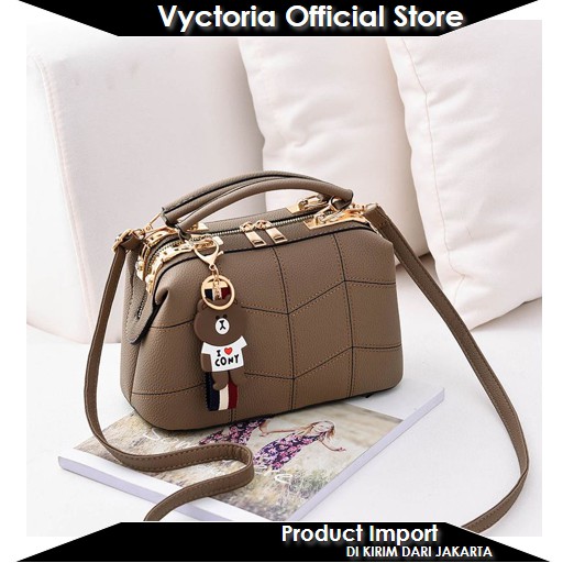 (COD) Vyctoria VOS99870 Tas Selempang Wanita Fashion Import Grosir Promo BQ2066 EL373 B99870 LT1339 2066 1339 373