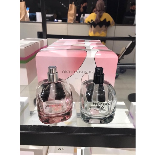 parfum zara orchid & wonder rose @90ml original store