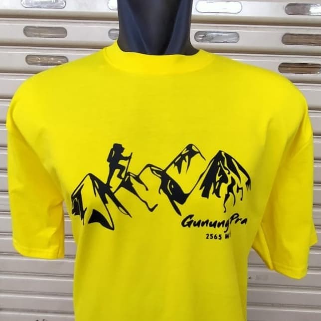 kaos tshirt climbing gunung prau
