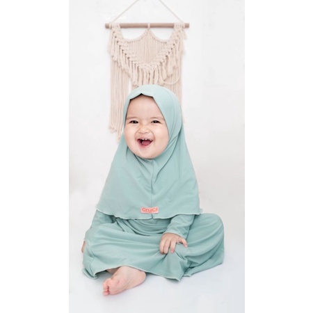 CruCil Factory Baju Gamis Polos Anak (0 - 2y)