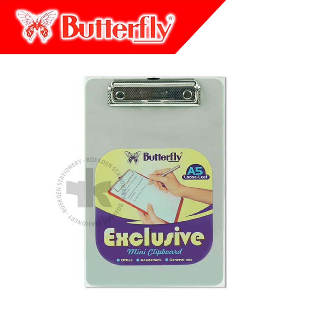 

Butterfly Clip Board Mika A5 Mini 16x24cm