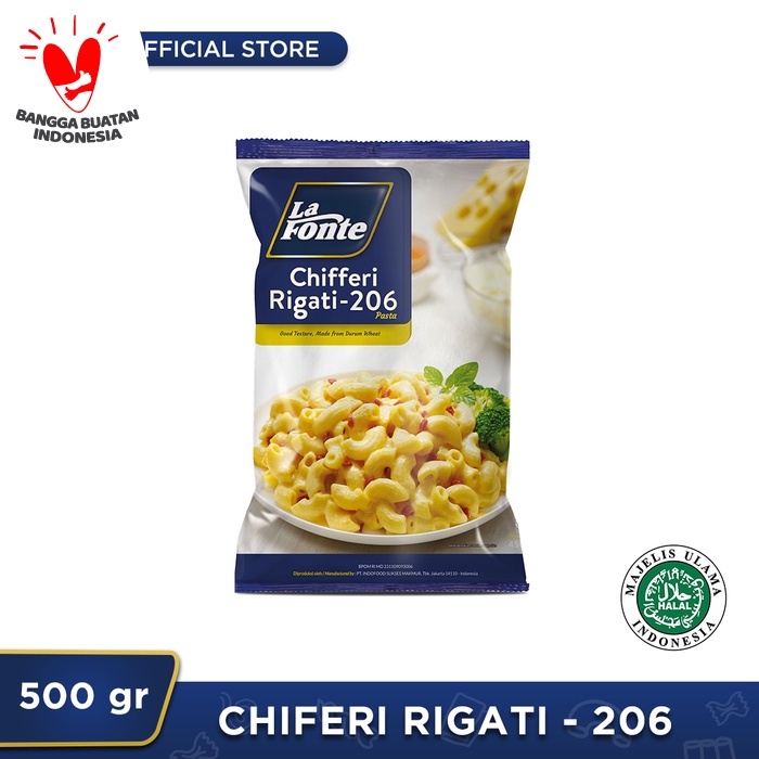 

PASTA-ANEKA- 1 PC - LA FONTE CHIFFERI RIGATI 500GR -ANEKA-PASTA.