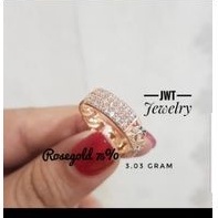 CINCIN EMAS PRIA WANITA SISIK NAGA PLAT MATA