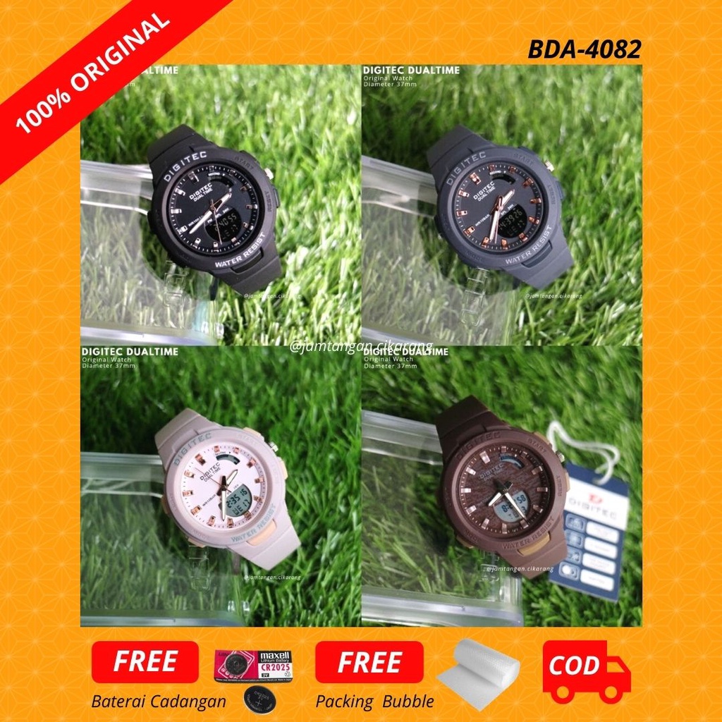 Jam Tangan Wanita Digitec BDA-4082 / DG3082T Original