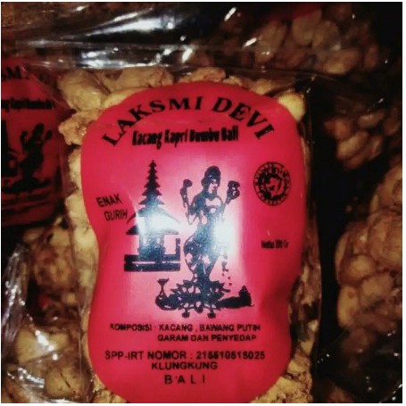 KACANG KAPRI BUMBU BALI &quot;LAKSMI DEVI&quot; 200GR