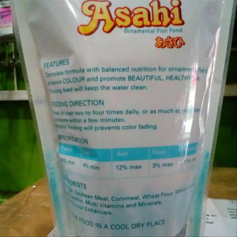 ASAHI 100gr Pakan Ikan koki Pelet Makanan Ikan TERMURAH TERLARIS