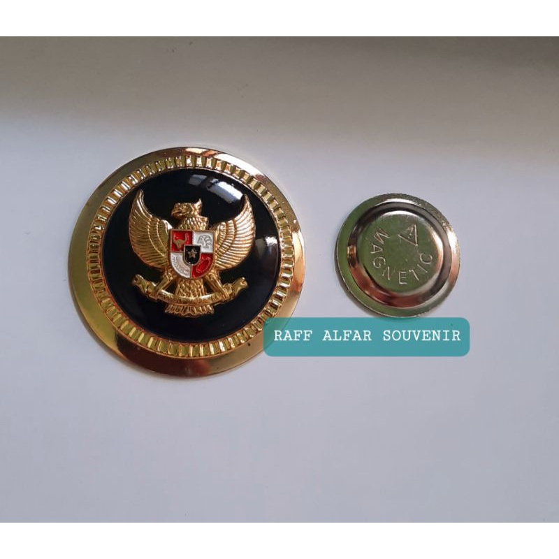PIN JENGKOL GARUDA ~ PIN KEPALA DESA ~ PIN KADES MODEL PREMIUM MAGNET