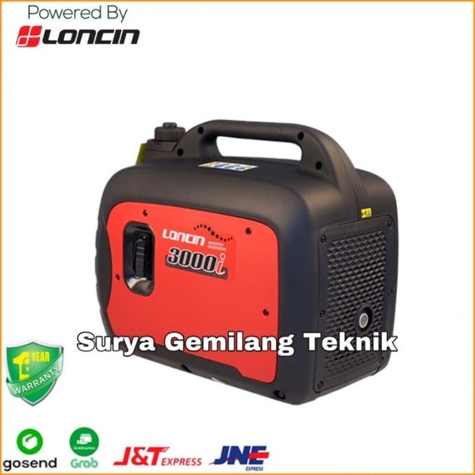 Genset Silent Loncin Lc 3000 I 2500 Watt Generator Bensin Lc 3000I