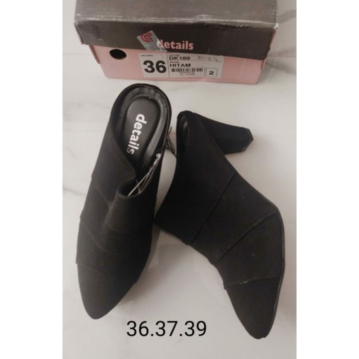 Sandal Sepatu selop details