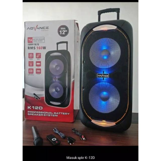 speaker portable advance 12 inch