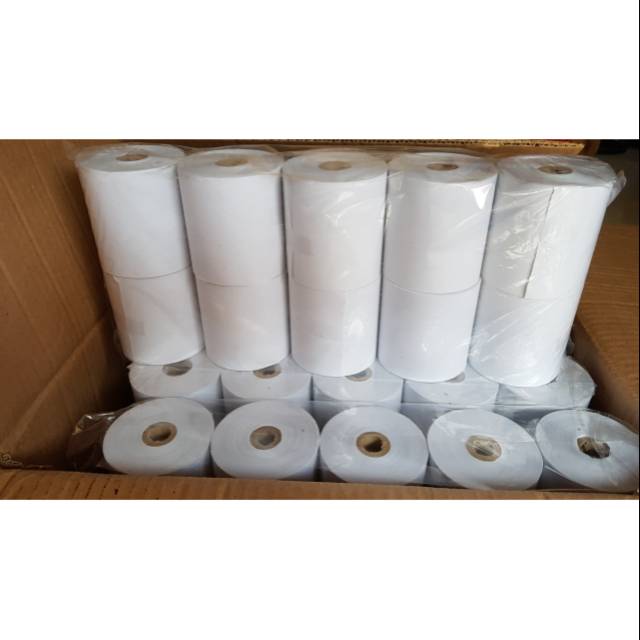

WOYA Kertas Kasir Struk Paper Roll HVS 1ply 75x60mm POS Printer Dot Matrix 1 ply 75 x 60 mm 75mm 75x60 mm