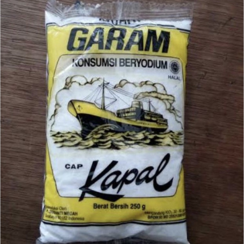 

Garam Yodium Cap Kapal 250 gr