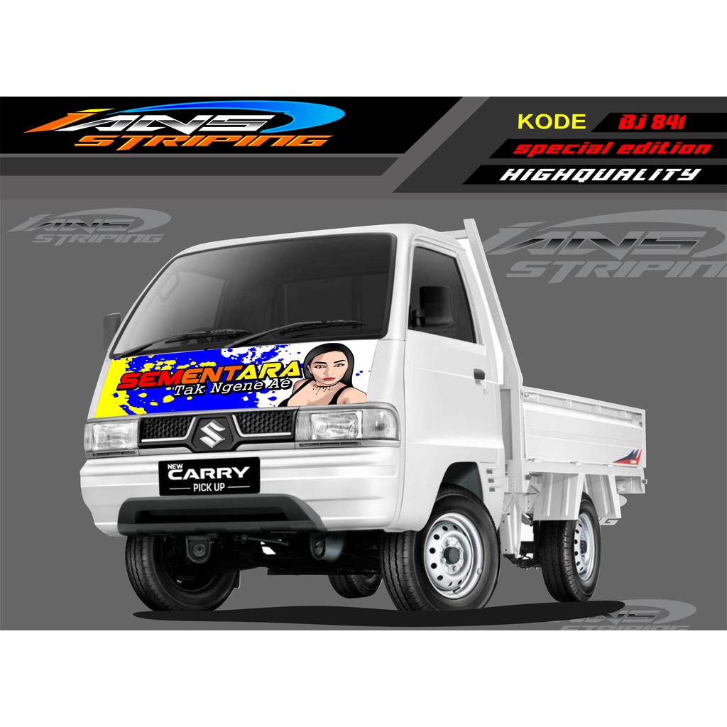 DECAL STICKER KAP MOBIL CARRY/ STIKER KABIN DEPAN MOBIL CARRY PICK UP / STICKER TERBARU