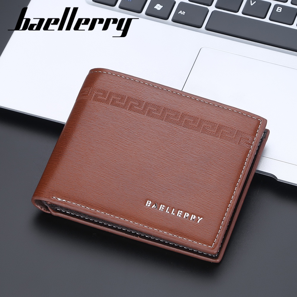 BAELLERRY DR089 Dompet Pria Bahan Kulit PU Leather Premium WATCHKITE WKOS
