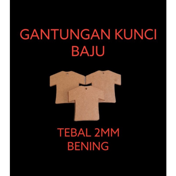 GANTUNGAN KUNCI MODEL BAJU 5CM