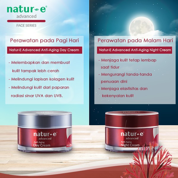 NATUR-E ADVANCED ANTI AGING DAY CREAM &amp; NIGHT CREAM 30GR