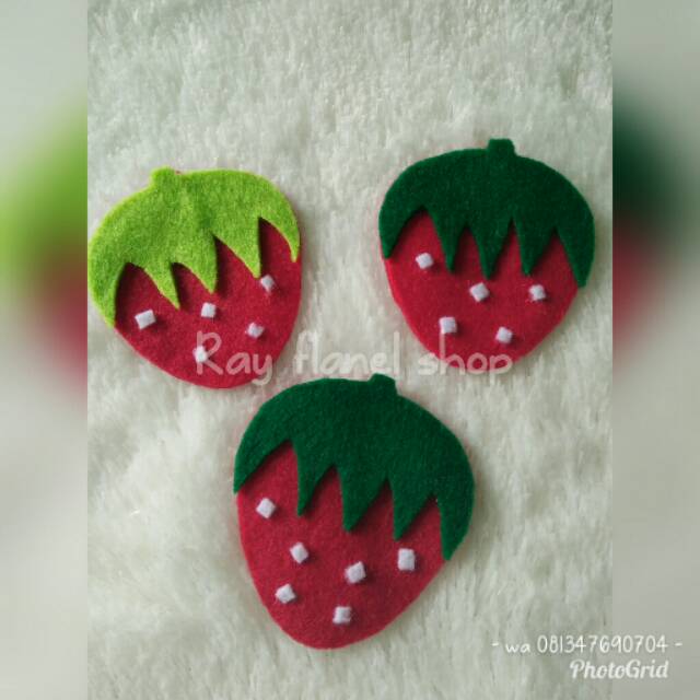 

Amplop flanel, Amplop lebaran, amplop strawberry, angpao lebaran