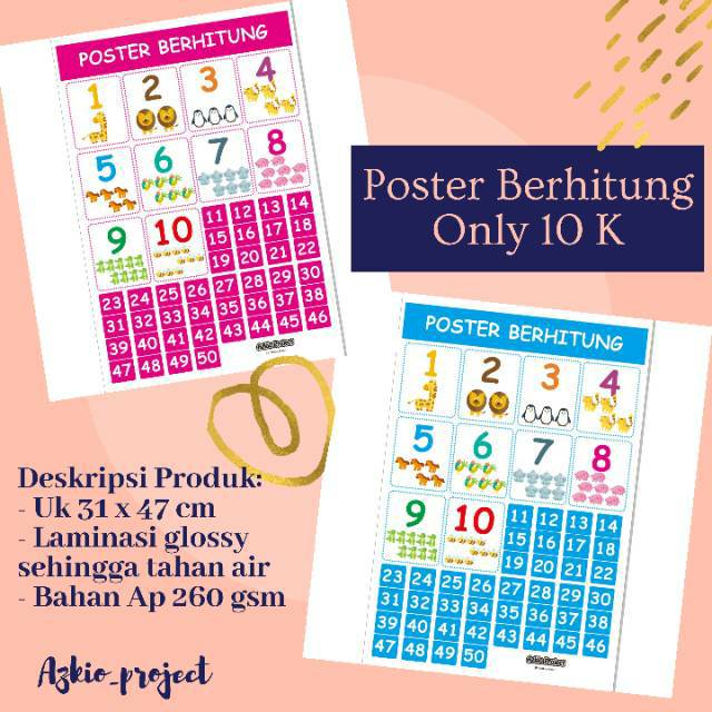 

Poster Edukasi Berhitung Ukuran A3 Design Menarik