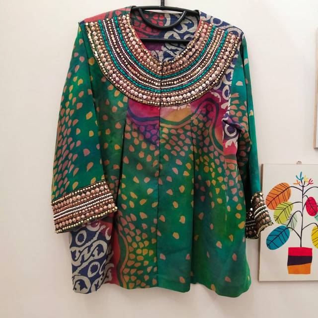 Paradise batik blouse