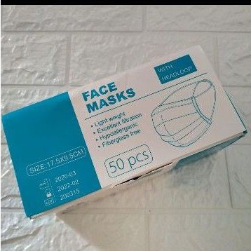 ECER Masker Hijab Face Mask 3 Ply