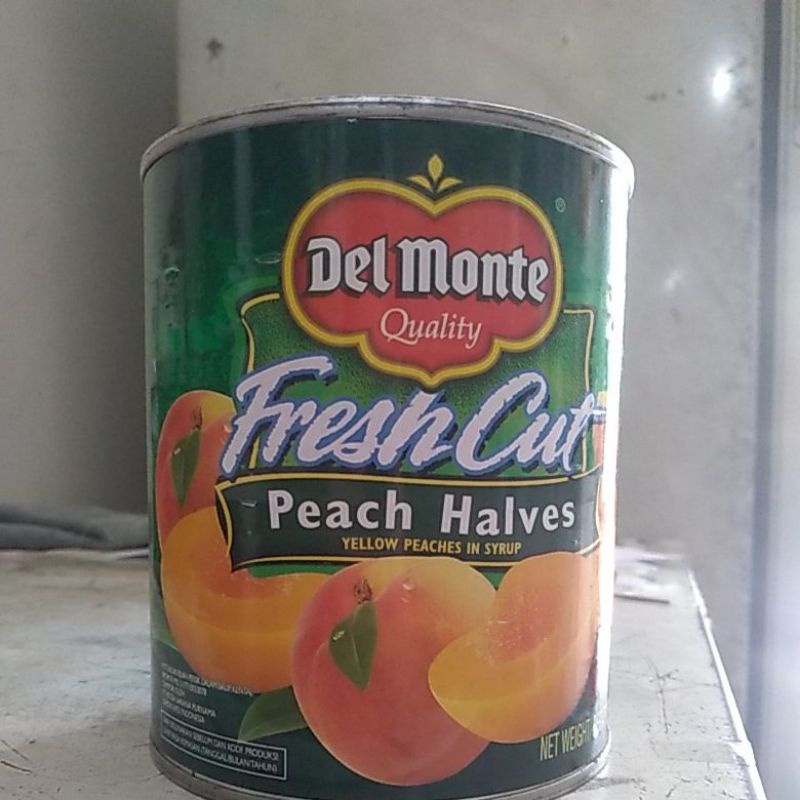 

DELMONTE PEACH HALVES 825GR, BUAH KALENG PEACH