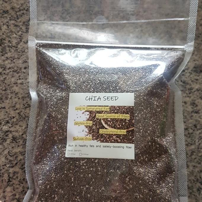 

Biji chia hitam 1kg black chiaseed