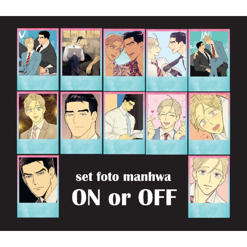 set foto manhwa/webtoon yaoi / boys love on or off