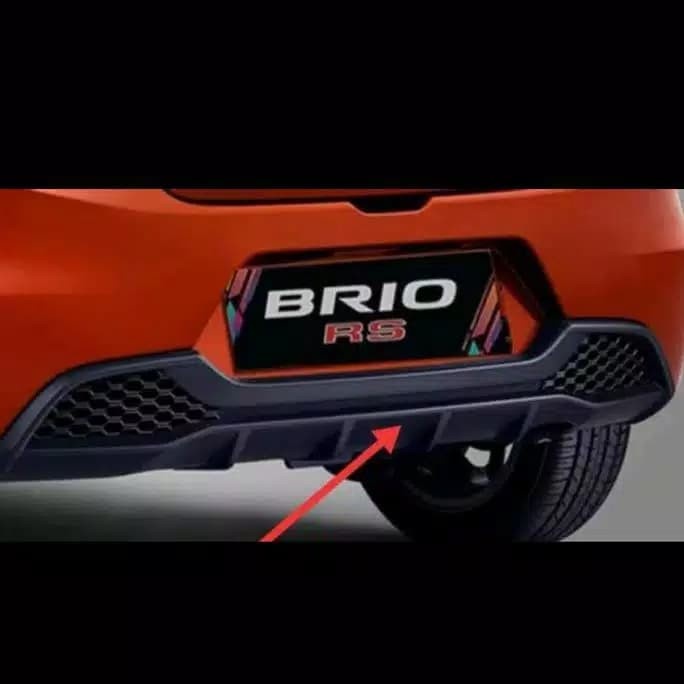 spoiler diffuser difuser bemper belakang all new Brio 2018-2021