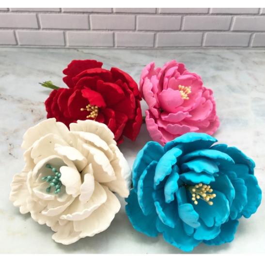 

Gumpaste hiasan kue peony isi 2 / gumpaste / hiasan kue / sprinkle