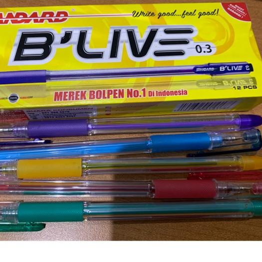 

HOT SALE|SQ31|(12pcs) STANDARD Pen BLIVE | Bulpen B’Live | BLIVE | B-Live