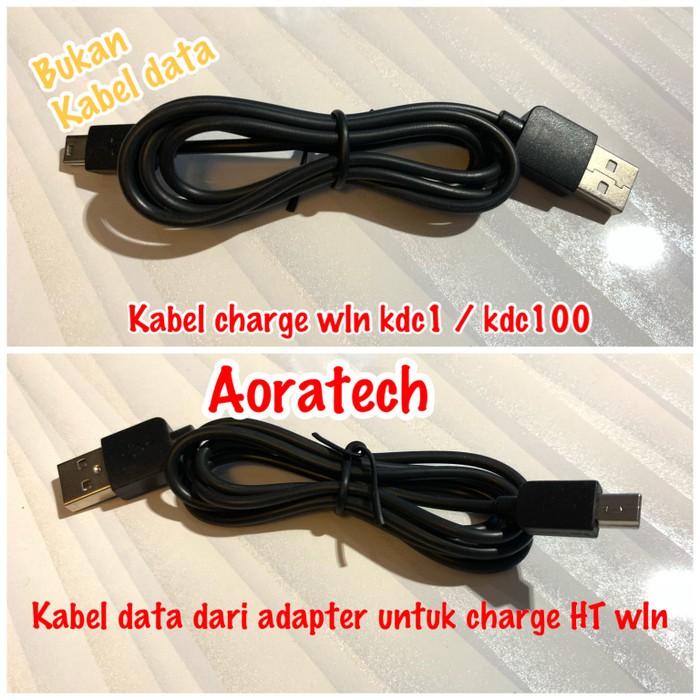 Kabel charger HT WLN KDC1 / KDC100 (bukan kabel data)