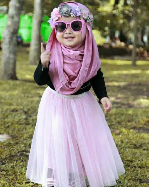 ROK TUTU POLOS ANAK/ROK TILE POLOS UNTUK ( UMUR 2 TH - 5 TH )