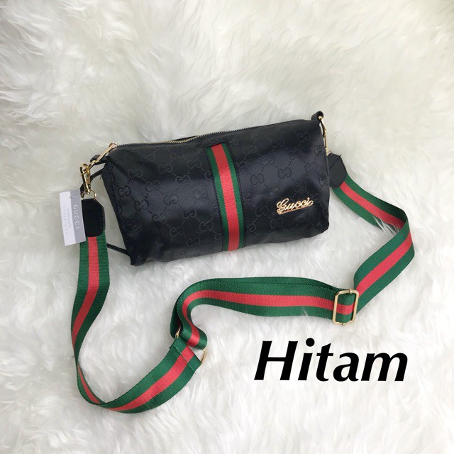 Tas wanita GU**CI KANVAS Sling Speedy Batam Import murah