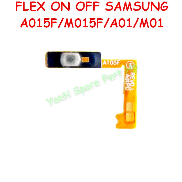 Flexible On Off Samsung A01 M01 A015 M015 Original New