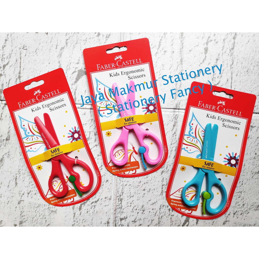Gunting Anak Faber Castell ( Kids Ergonomic Scissors )