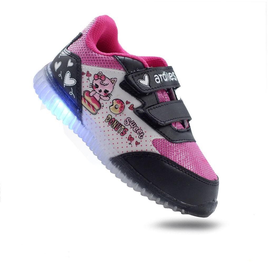 Sepatu Lampu anak perempuan Ardiles Diomira Ukuran 26 - 31