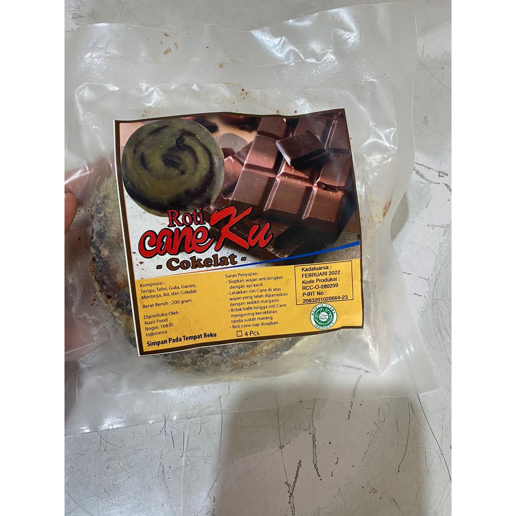 

ROTI CANE COKLAT ISI 5