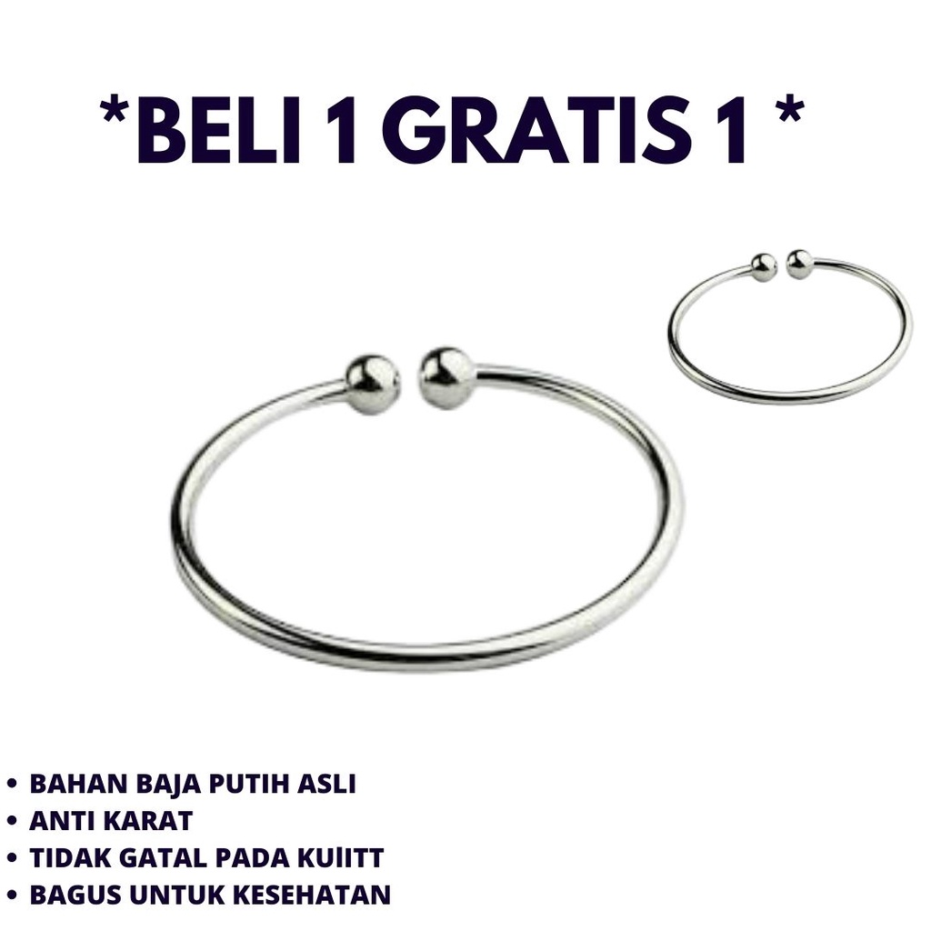 GELANG BAYI. GELANG  BAJA PUTIH ANTI KARAT SELAMANYA