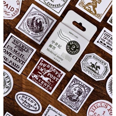 Label Sticker - Medieval Stamp (45pcs)