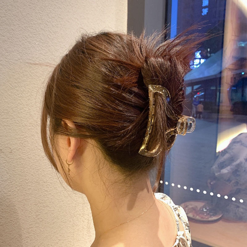 Jepit rambut korea premium jedai jeli bening colorful fashion wanita elegan mode baru original import JD30#