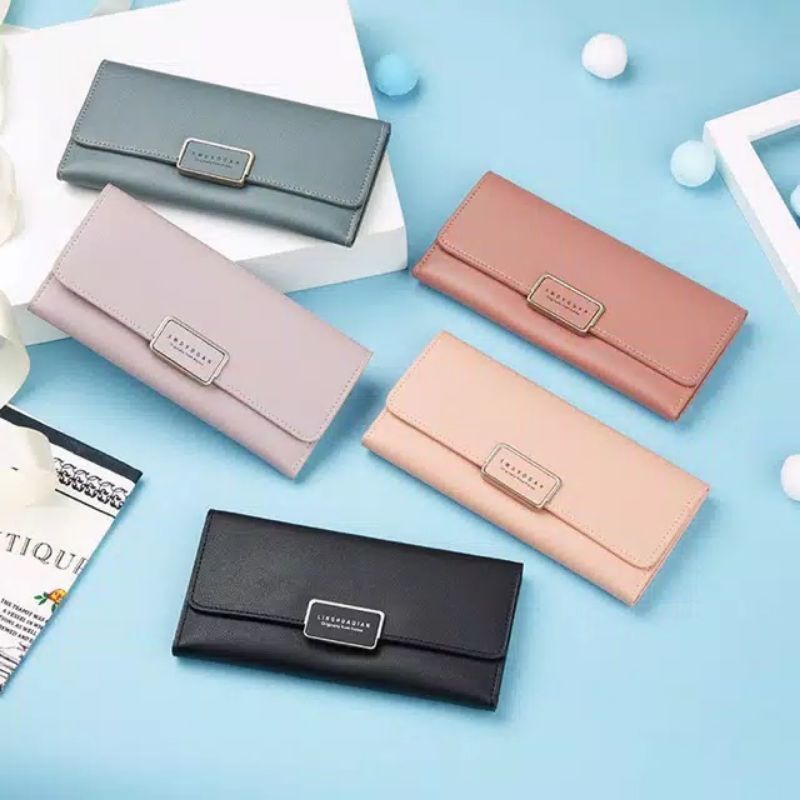 Dompet Wanita Panjang Lipat ForeverYoung Korea IMPOR Wallet Cewek