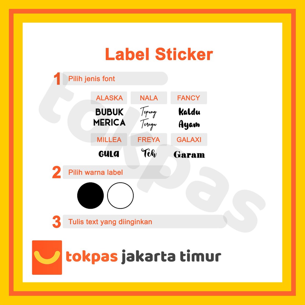 

Cutting Sticker Custom Desain Nama Tulisan Waterproof