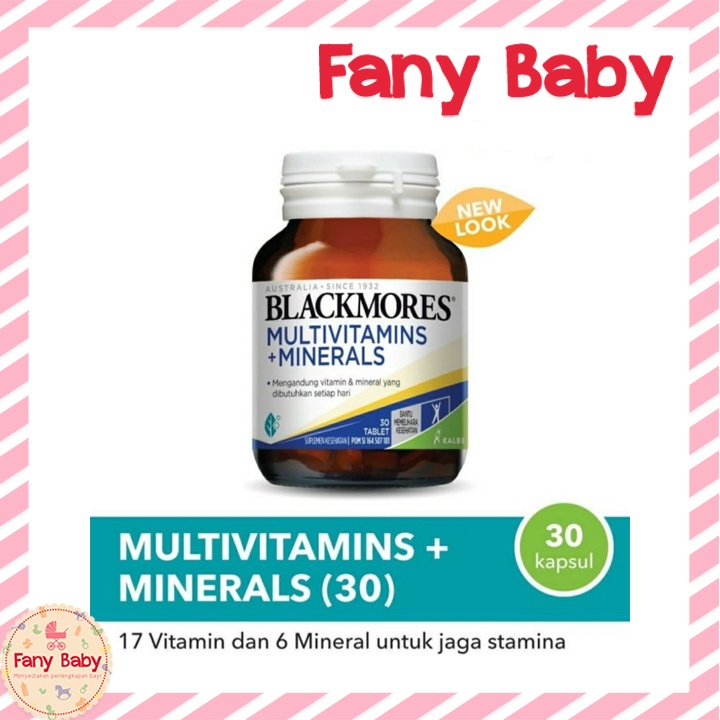 BLACKMORES MULTIVITAMIN + MINERALS 30 TABLET