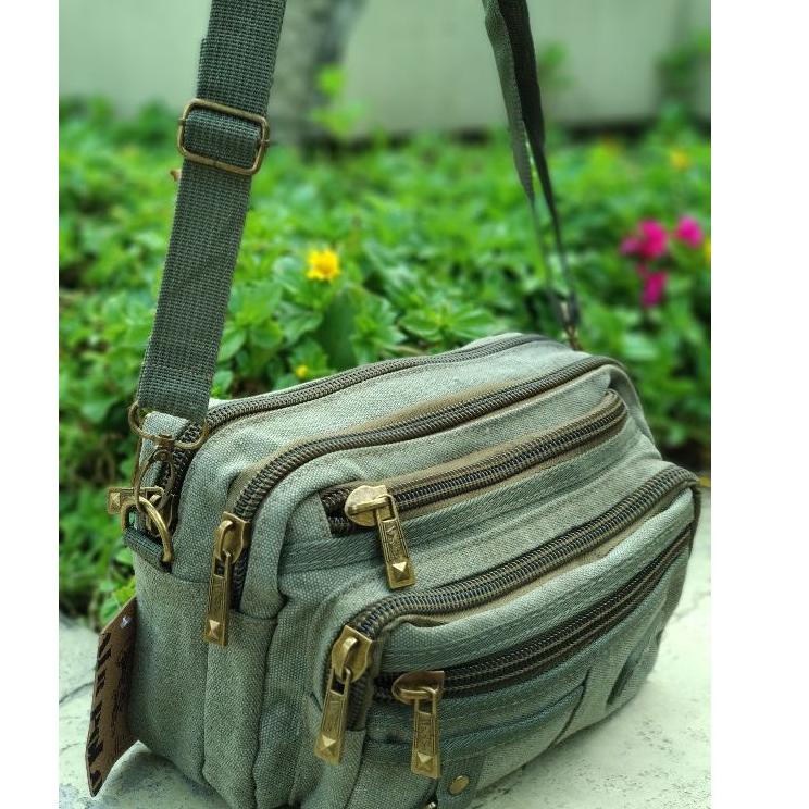 ((TERLARIS)) TAS PINGGANG TAS SABUK TAS CANVAS TAS POLO TAS MULTI FUNGSI TAS SLEMPANG POLO TAS PINGG