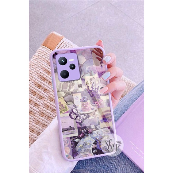 (SW) Softcase Kaca Ungu/Lilack Realme C35 Narzo 50A Prime softcase Realme C35 Narzo 50A Prime | casi